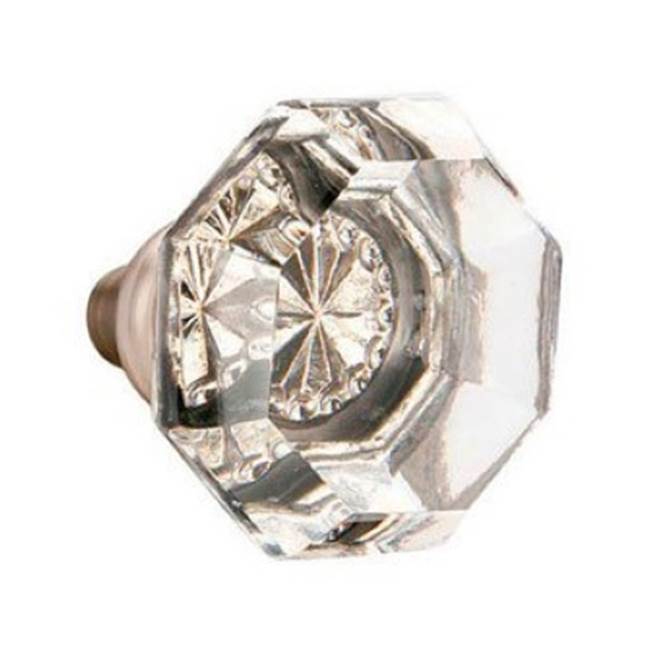 Emtek 8208OT Privacy , No.8 Rosette , Old Town Crystal Knob