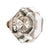 Emtek 8208OT Privacy , No.8 Rosette , Old Town Crystal Knob
