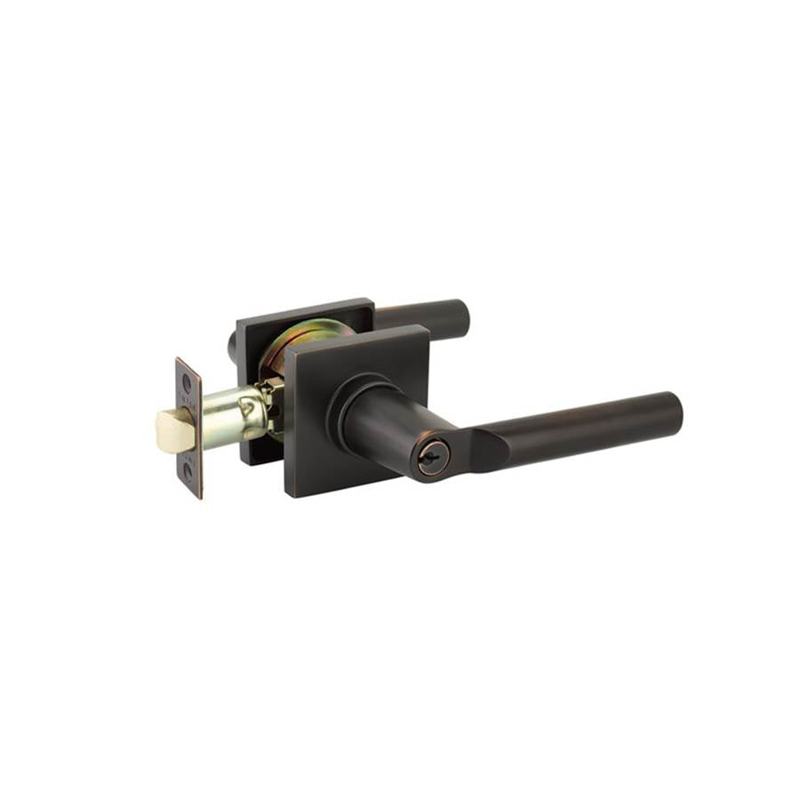 Emtek 5123HNRH KIL Hanover Lever , Modern Rectangular Rosette , RH
