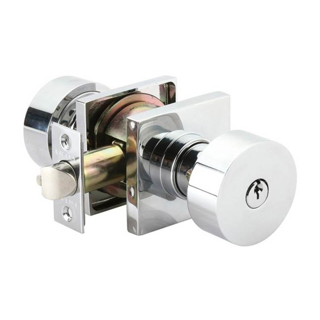 Emtek 5123ROU KIK , Round Knob , Modern Rectangular Rosette