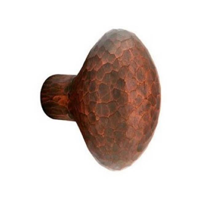Emtek C8108HE Concealed , Passage , No.8 Rosette , Hammered Egg Knob