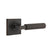 Emtek 5110.LS.SK.LH Passage , Square Rosette , L-Square Stem , Straight Knurled Handle LH - Parent