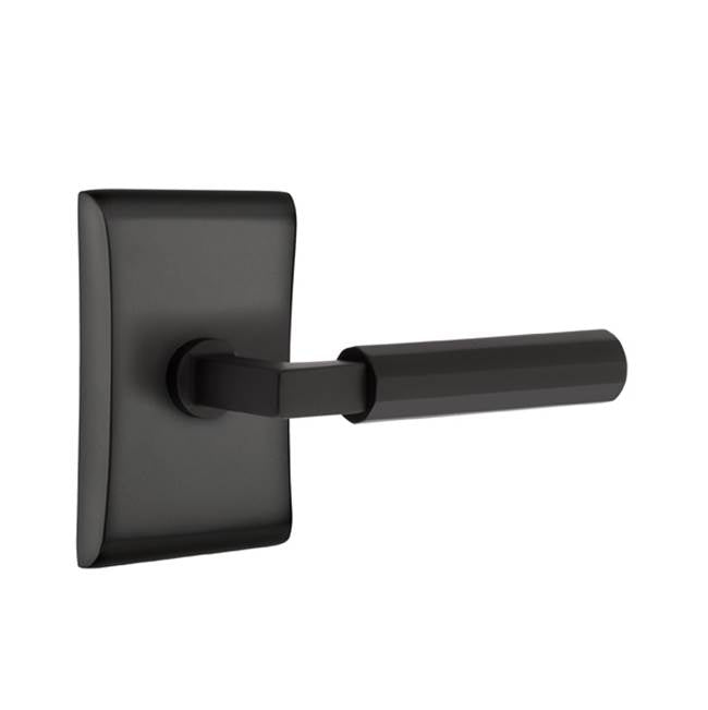 Emtek C5211.LS.FA Concealed Fastener , Privacy , Neos Rosette , L-Square Stem , Faceted Handle - Parent