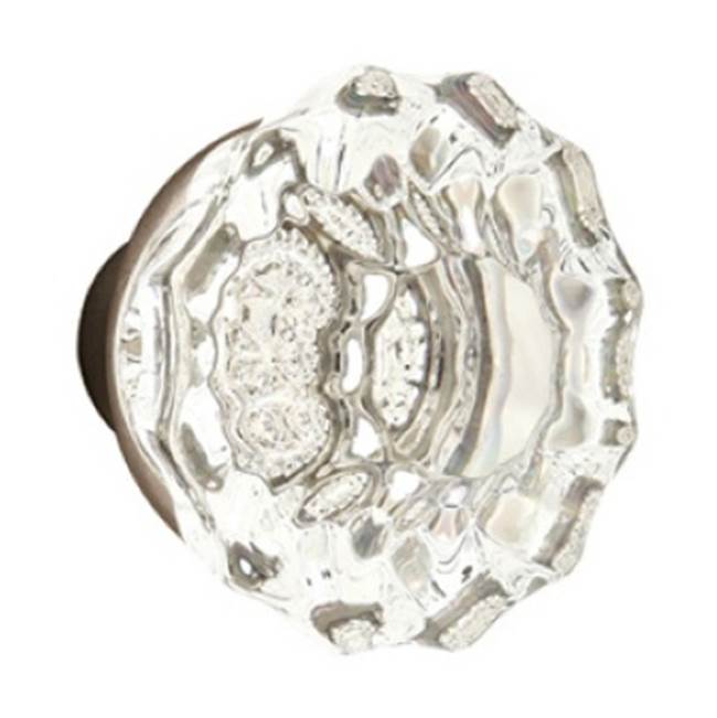 Emtek C7104AS Concealed , Passage , No.3 Rosette , Astoria Clear Knob