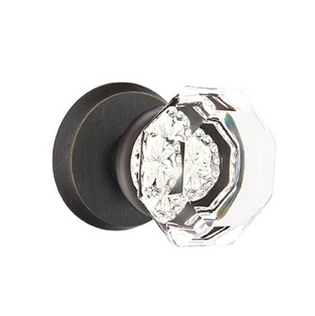 Emtek C7106OT Concealed , Passage , No.2 Rosette , Old Town Clear Knob