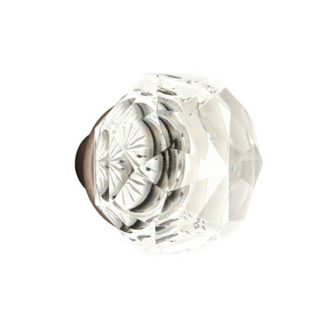 Emtek C7208CK Concealed , Privacy , No.1 Rosette , Diamond Crystal Knob - Parent