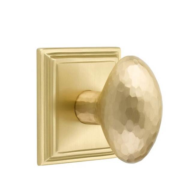 Emtek C8161HE Concealed , Passage , Wilshire Rosette , Hammered Egg Knob - Parent