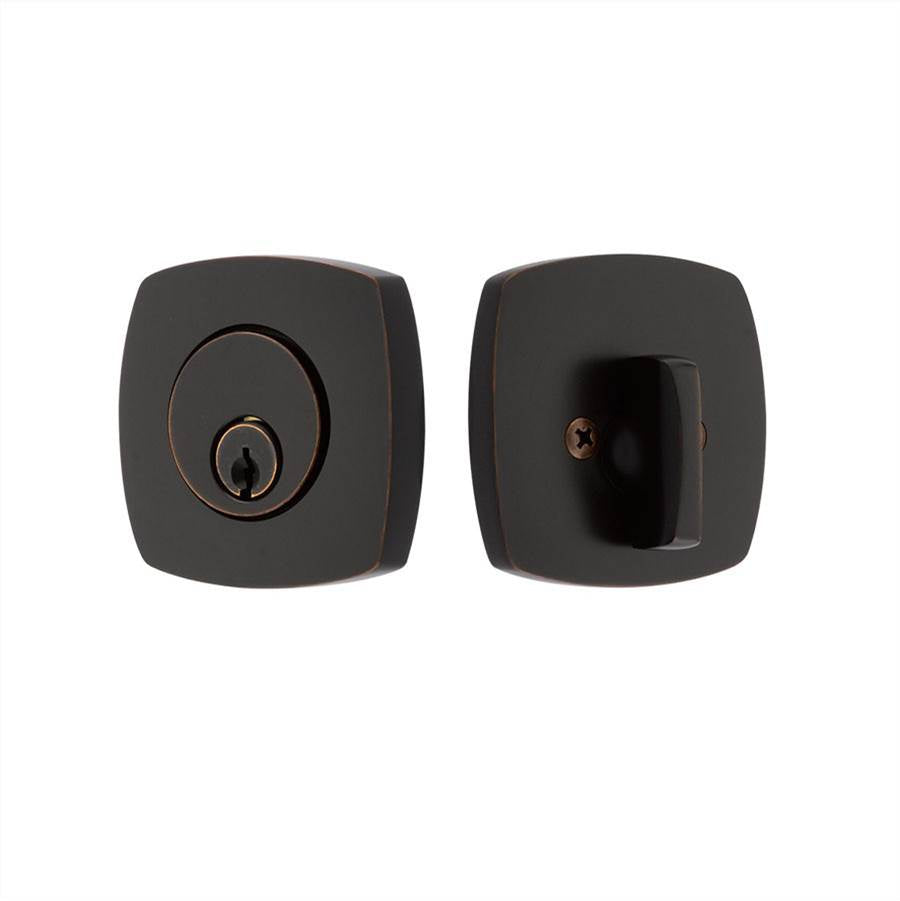 Emtek W8426 Weiser Keyway , Urban Modern Deadbolt , Single Cylinder - Parent
