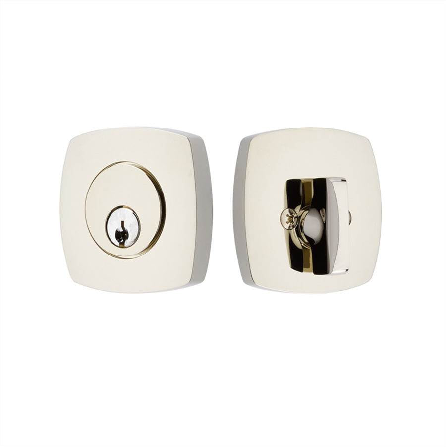 Emtek W8326 Weiser Keyway , Urban Modern Deadbolt , Double Cylinder