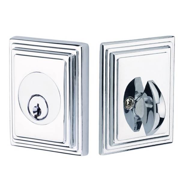 Emtek 8379 Wilshire Deadbolt , Double Cylinder