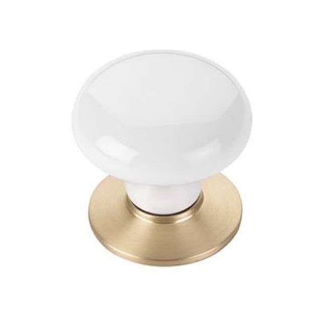 Emtek Porcelain Cabinet Knob , Ice White - Parent