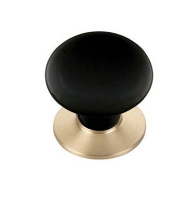 Emtek Porcelain Cabinet Knob , Ebony - Parent