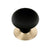 Emtek Porcelain Cabinet Knob , Ebony - Parent