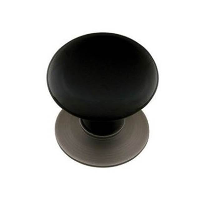 Emtek Porcelain Cabinet Knob , Ebony