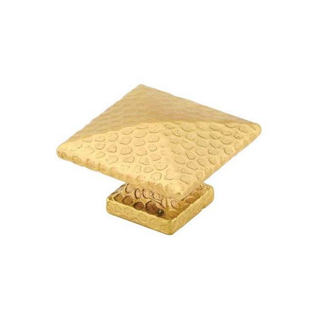 Emtek Arts And Crafts Square Dimpled Knob