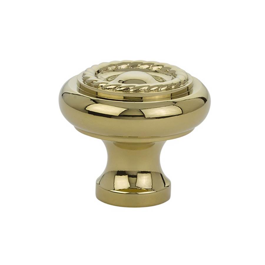 Emtek Cabinet Knob , Brass Rope