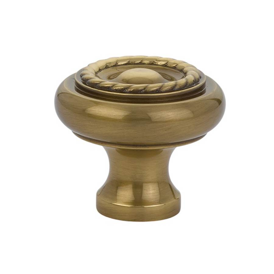 Emtek Cabinet Knob , Brass Rope
