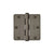 Emtek 92023 9200 Stl Hinge , HD , 1/4"RdCr , 3.5