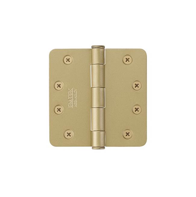 Emtek 92024 9200 Stl Hinge , HD , 1/4"RdCr , 4