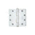 Emtek 92025 9200 Stl Hinge , HD , 1/4"RdCr , 4.5