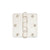 Emtek 94023 9400 Stl Hinge , HD BB , 1/4RdCr , 3.5
