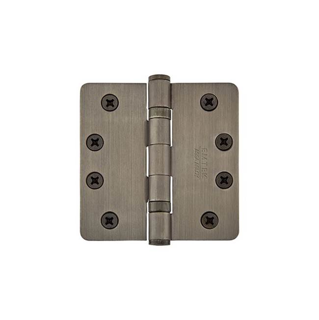 Emtek 94024 9400 Stl Hinge , HD BB , 1/4RdCr , 4