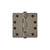 Emtek 94024 9400 Stl Hinge , HD BB , 1/4RdCr , 4