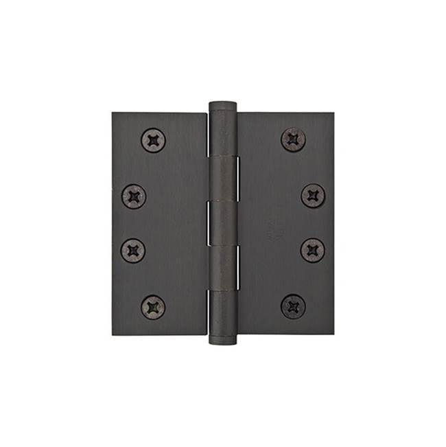 Emtek 96214 9600 Brass Hinge , HD , SqCr , 4x4"
