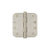 Emtek 96234 9600 Brass Hinge , HD , 5/8"RdCr , 4x4"