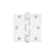 Emtek 96413 9600 Brass Hinge , BB , SqCr , 3.5x3.5"