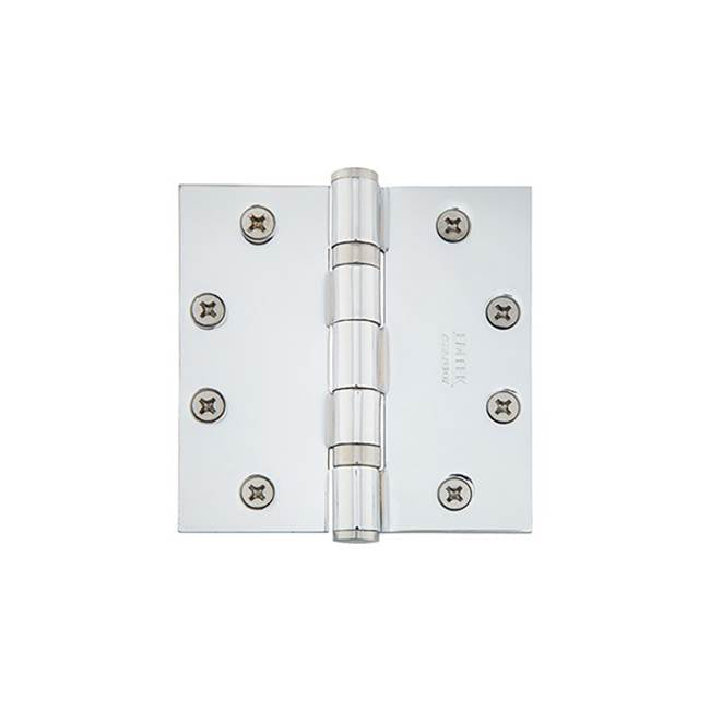 Emtek 96415 9600 Brass Hinge , BB , SqCr , 4.5x4.5"