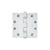 Emtek 96415 9600 Brass Hinge , BB , SqCr , 4.5x4.5"