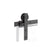 Emtek B110108.SD.FT Barn Door , Modern Rectangular , Face Mount , 8" , Solid Wheel , Flat Fastener