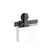 Emtek B120116.SD.CL Barn Door , Modern Rectangular , Top Mount , 16" , Solid Wheel , Classic Fastener