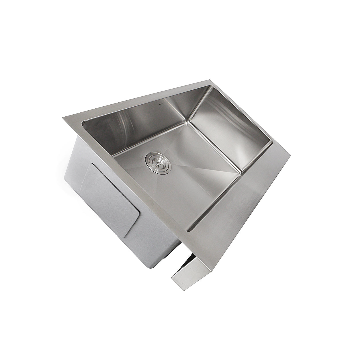 Nantucket Sinks Single Bowl Undermount Stainless Steel Kitchen Sink Apron Front