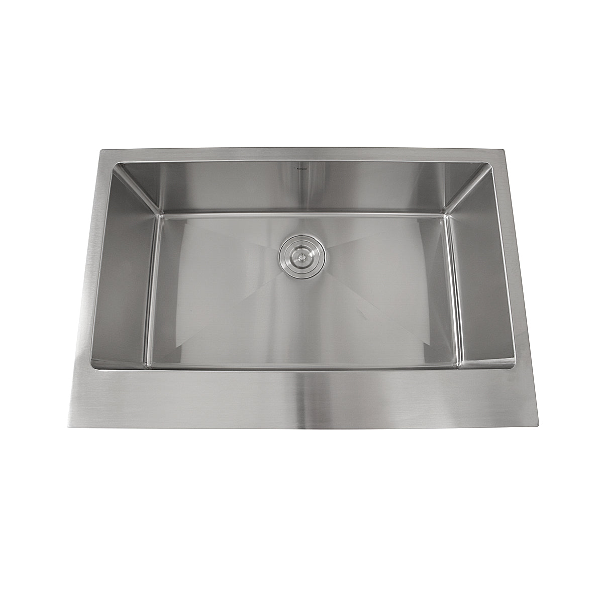 Nantucket Sinks Single Bowl Undermount Stainless Steel Kitchen Sink Apron Front