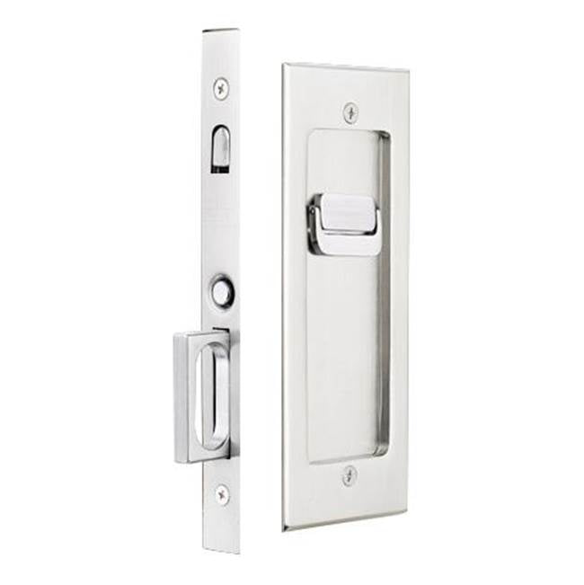 Emtek 2115 Privacy , Modern Rectangular Pocket Door Mortise Lock