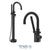 Tenzo F-ALY52 Trim For Alyss Floor Mount 3 Piece Tub Filler