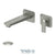 Tenzo F-DE14-W Trim For Delano Wall Mount Lavatory Faucet 2 Plates With Drain