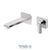 Tenzo F-DE14-W Trim For Delano Wall Mount Lavatory Faucet 2 Plates With Drain