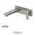 Tenzo F-DE15-P Trim For Delano Wall Mount Lavatory Faucet 2 Plates With Drain