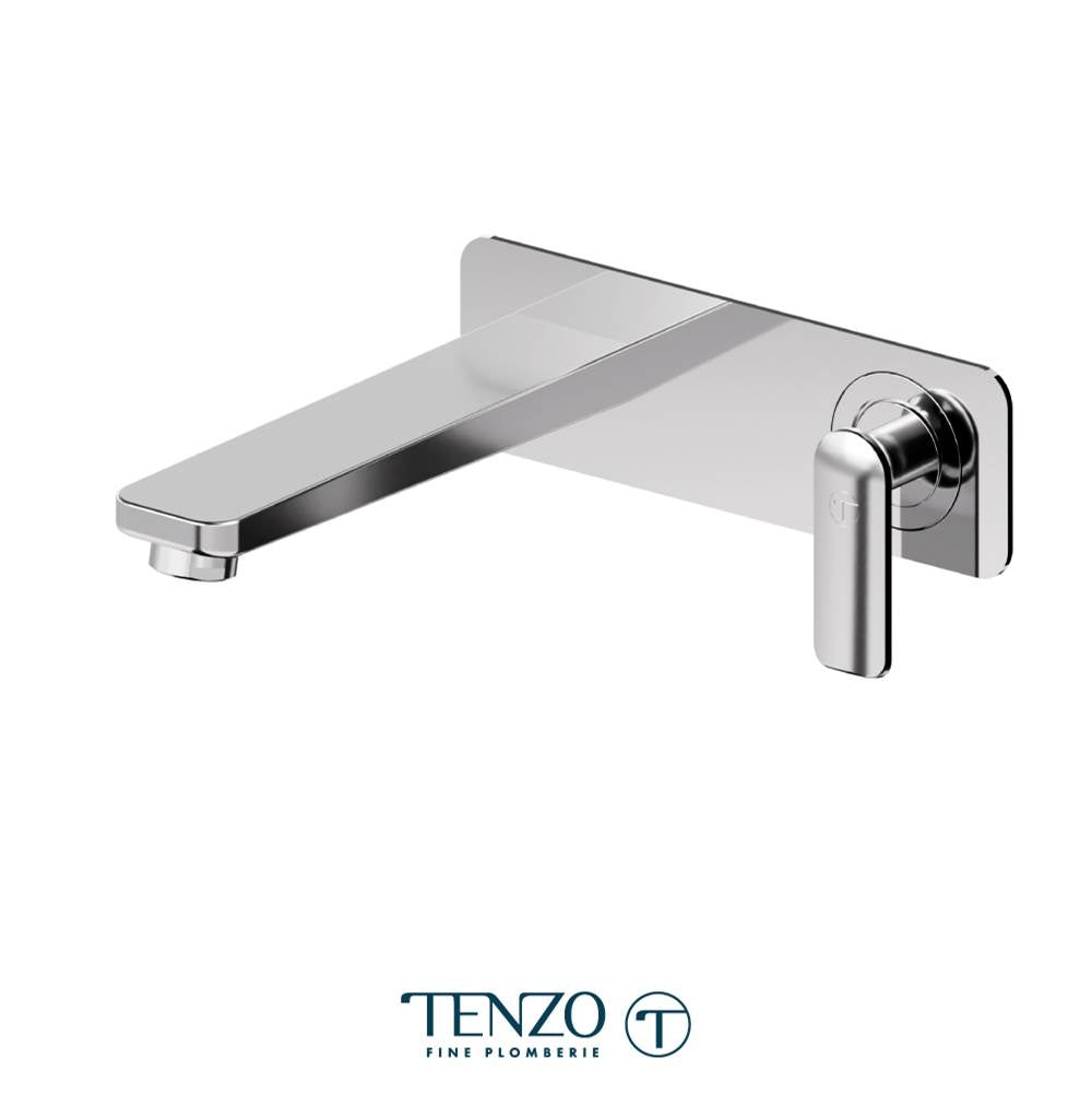 Tenzo F-DE15-P Trim For Delano Wall Mount Lavatory Faucet 2 Plates With Drain