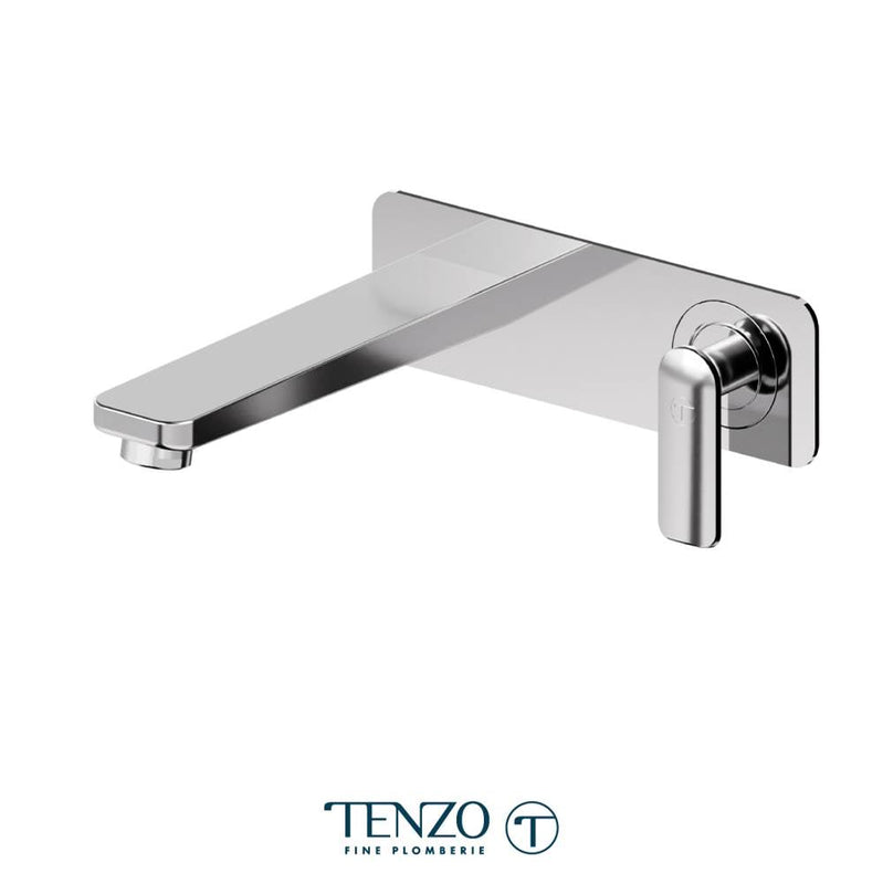 Tenzo F-DE15-P Trim For Delano Wall Mount Lavatory Faucet 2 Plates With Drain