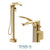 Tenzo F-DE52 Trim For Delano Floor Mount 3 Piece Tub Filler - Parent