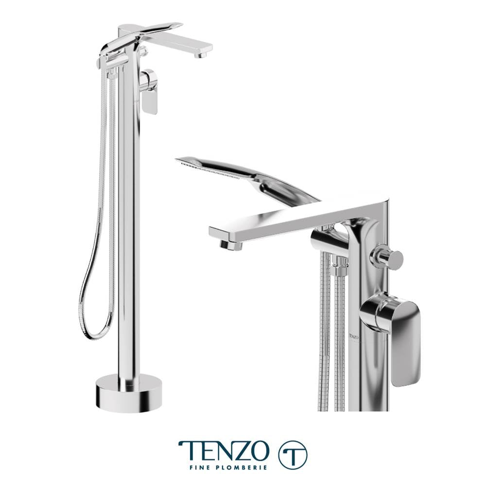 Tenzo F-DE52 Trim For Delano Floor Mount 3 Piece Tub Filler