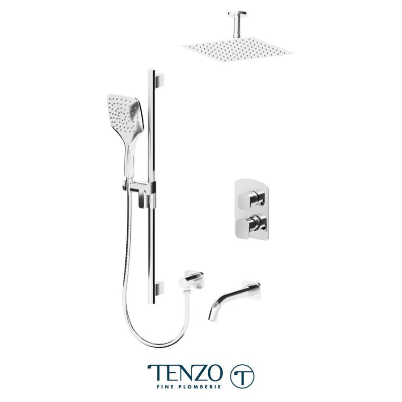 Tenzo F-DEPB33-511315 Trim For Delano T-Box Kit 3 Functions Pressure Balance