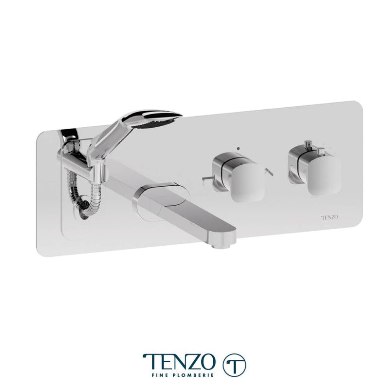 Tenzo F-DET73 Trim For Wall Mount Tub Faucet With Retractable Hose