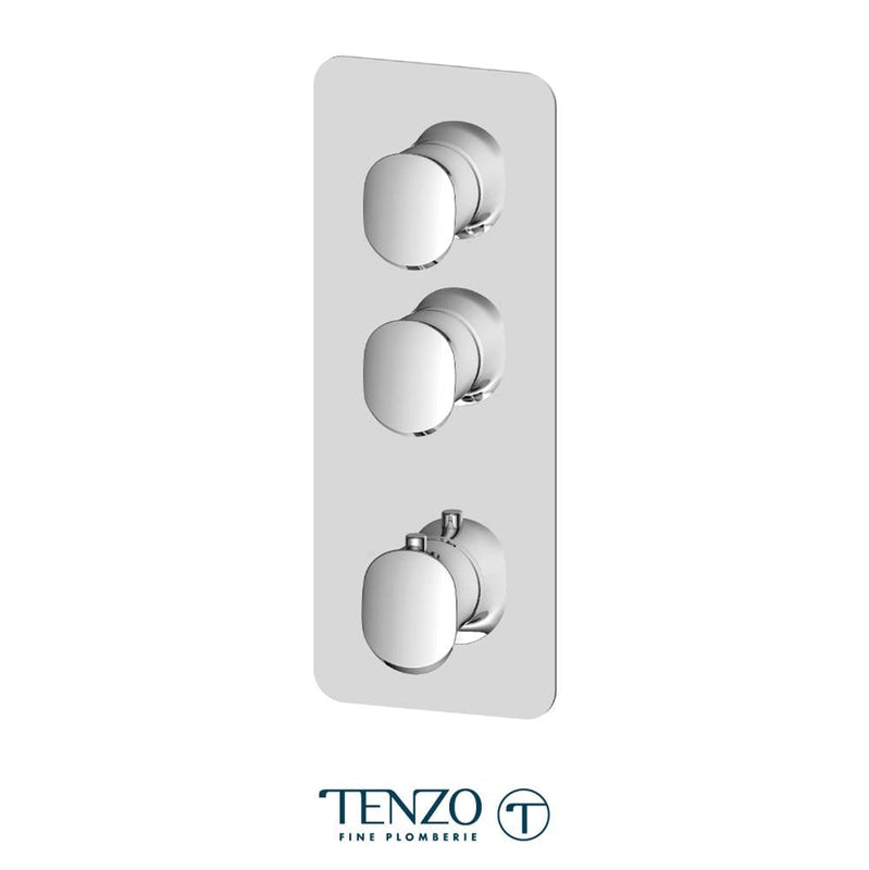 Tenzo F-FLT42-CR Extenza Valve Trims Fluvia Thermo. 2 Functions Chrome