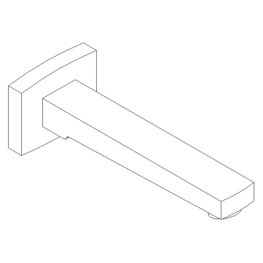 Artos F702-3 Safire In Wall Tub Spout