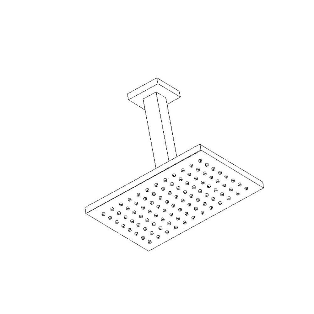 Artos F703-2/5 8" Shower Rainhead Ceiling Mount 4.75" Arm